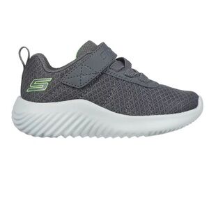 New! Skechers Kids Gray and Green Sneakers. Toddler size 5